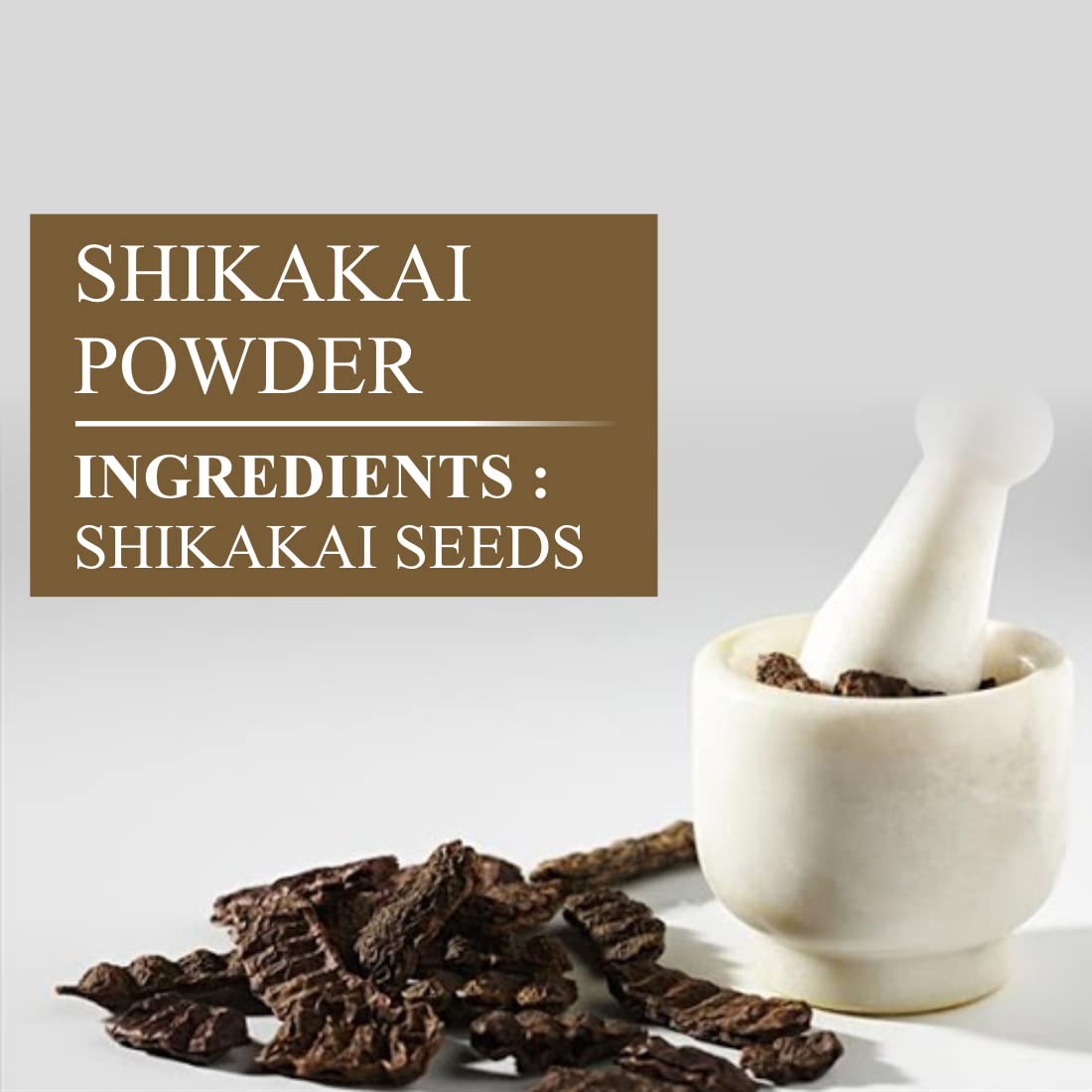 Organic Shikakai Powder (Acacia Concinna) - 100% Natural Hair Cleanser & Conditioner for Strong, Shiny Hair | Promotes Hair Growth & Scalp Health | Ideal for DIY Hair Masks, Ayurvedic Treatments & Natural Hair Care Routines - 100g