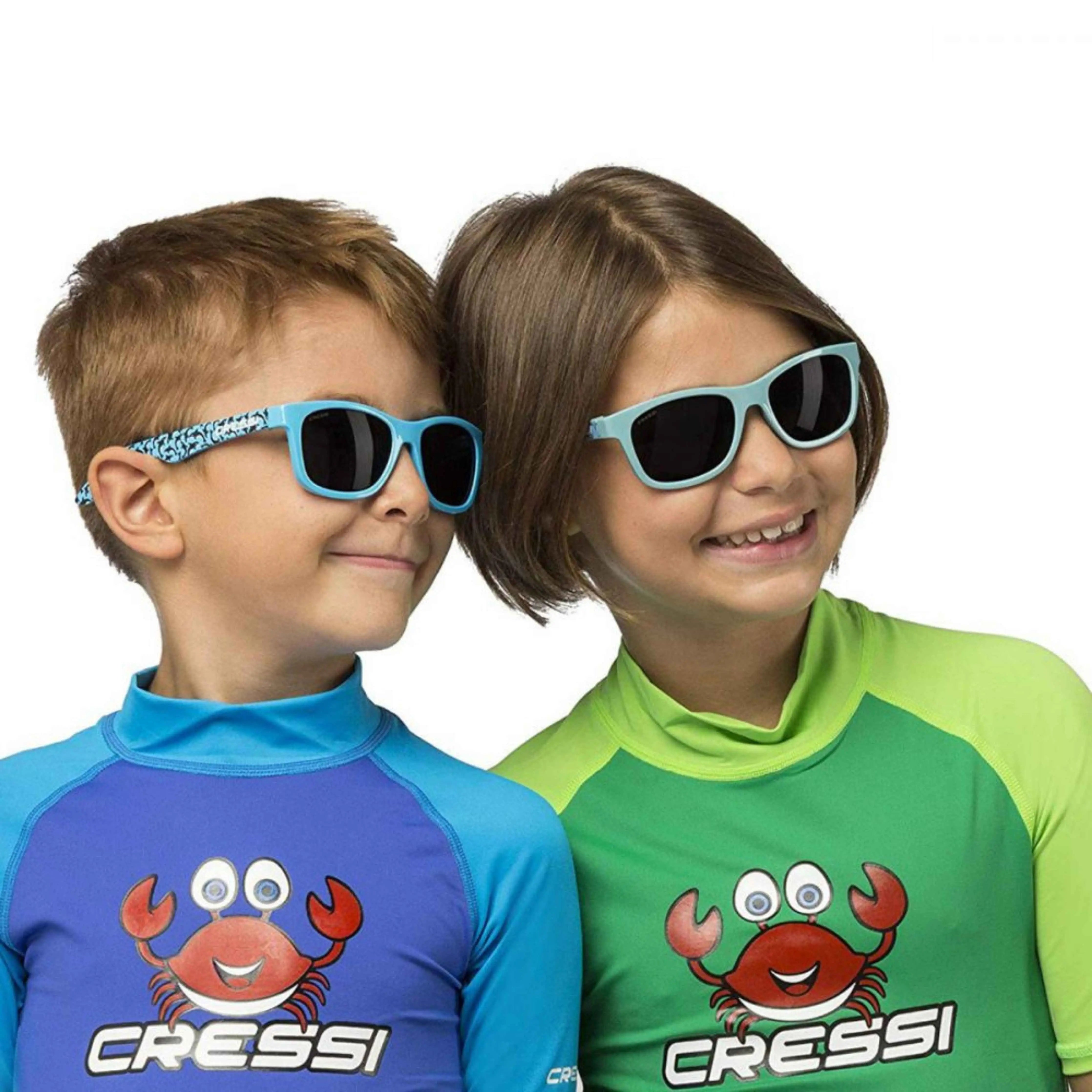 Cressi KIDDO Polarized Sunglasses for Kids - UV Protection, Durable & Comfortable for Outdoor Activities, Beach, Swimming & Sports