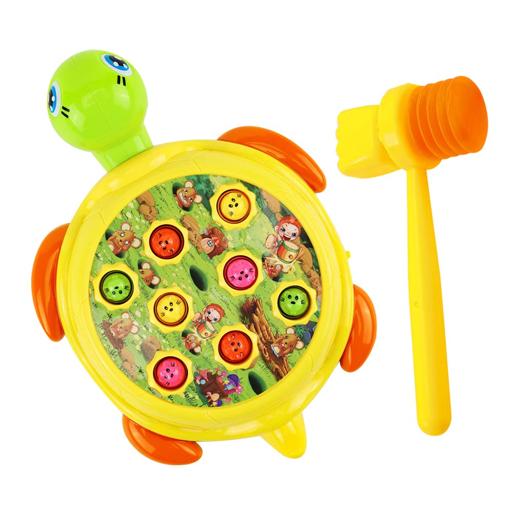 Balacoo Kids Electric Whack-A-Mole Game Set - Interactive Hammering Toy for Toddlers & Children - Fun Arcade-Style Desktop Game for Birthday Parties, Family Game Nights & Preschool Learning Activities