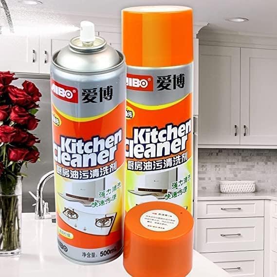 Eko Power Kitchen Cleaner Spray - Non-Toxic, Non-Flammable Oil & Grease Remover for Stove, Chimney & Gas Stove Cleaning | Magic Degreaser Foam Spray | Perfect for Home Kitchen, Restaurant & Commercial Use (Pack of 1)
