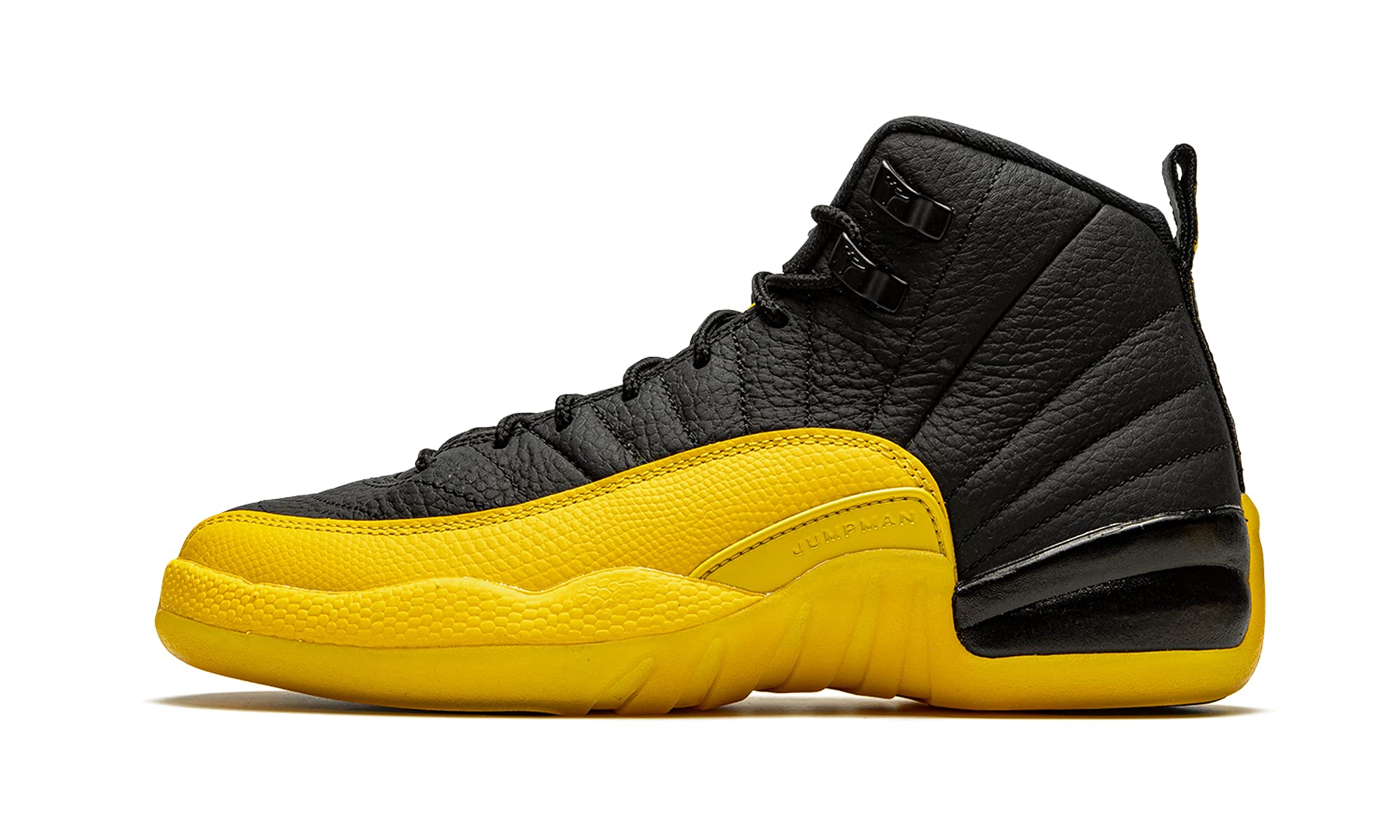 Jordan Youth Air 12 Retro GS Basketball Shoes - Size 4.5Y for Kids, University Gold/Black (Style# 153265-070) - Perfect for School Sports, Casual Wear & Sneaker Collectors