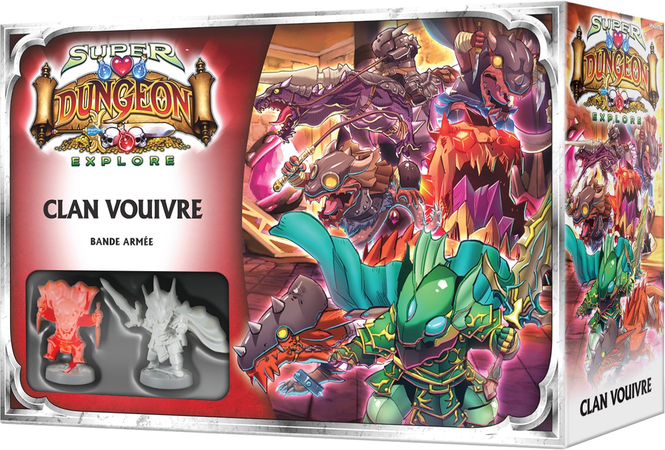 Super Dungeon Explore Clan Vouivre Army Band - Strategy Board Game with Miniatures for Adults & Teens | Perfect for Game Nights, RPG Adventures & Tabletop Battles
