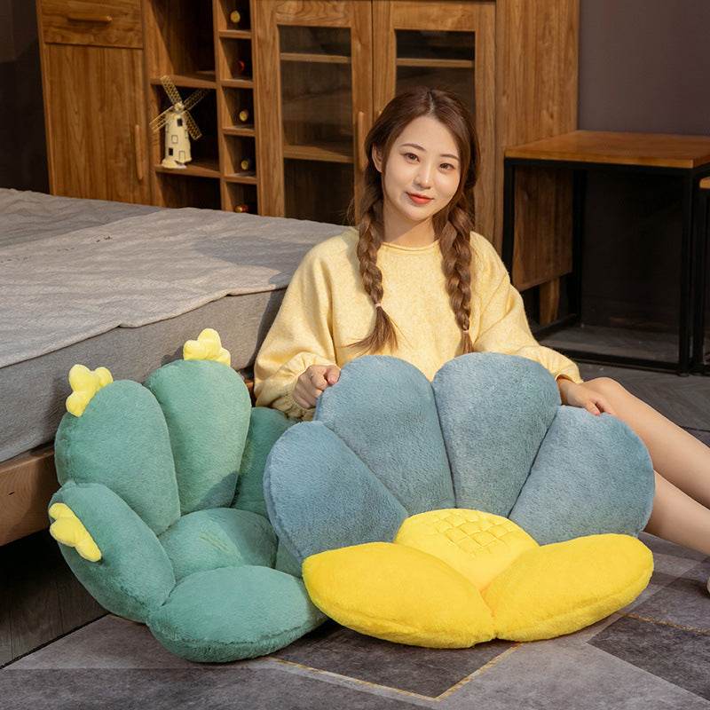 Adorable Kawaii Plant Plush Cushion - Soft Decorative Pillow for Home, Office & Nursery | Perfect for Cozy Decor, Anime Lover Gifts & Plant-Themed Room Design