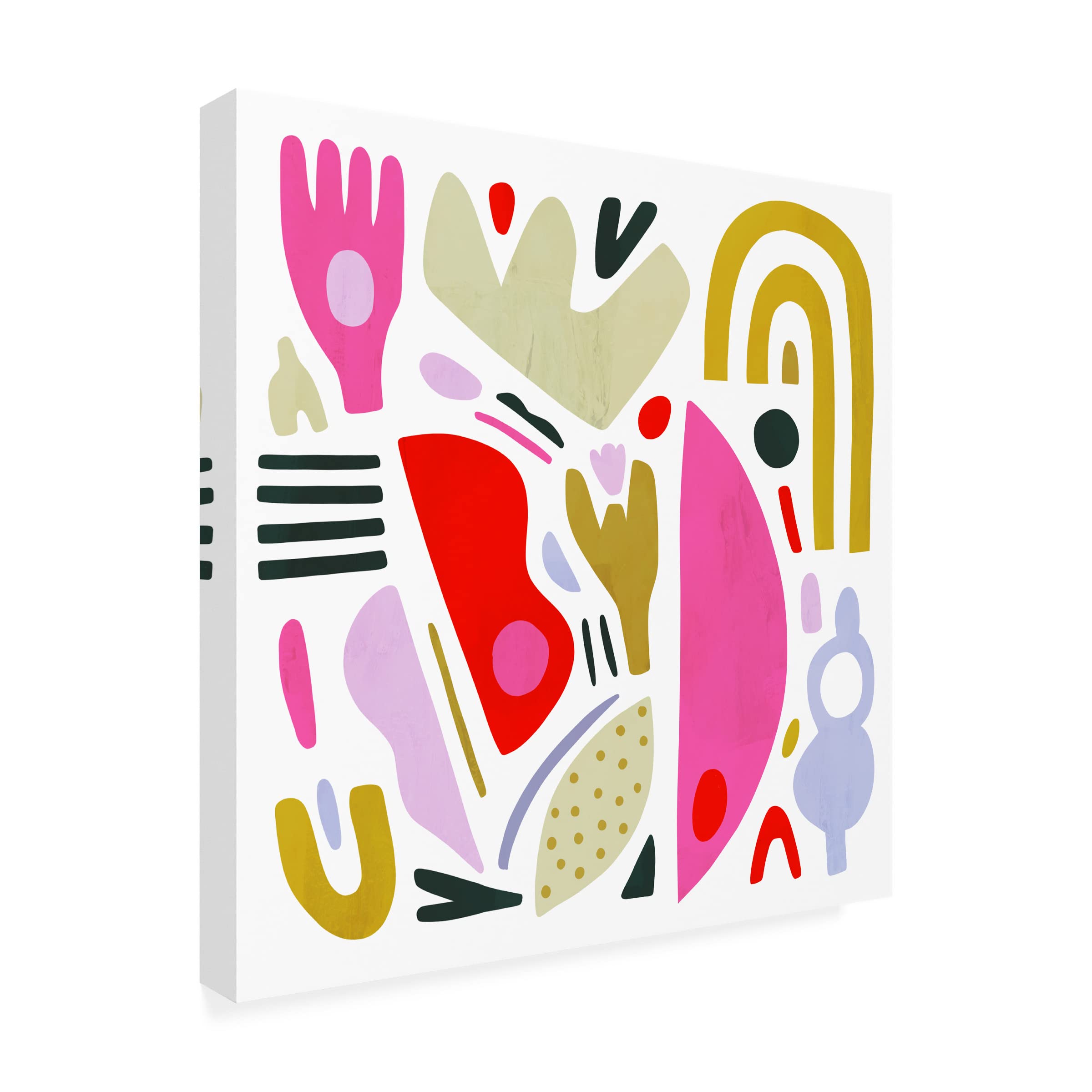 Victoria Borges 'A la Carte I' Canvas Wall Art Print - Modern Home Decor for Living Room, Bedroom & Office - Trademark Fine Art Collection