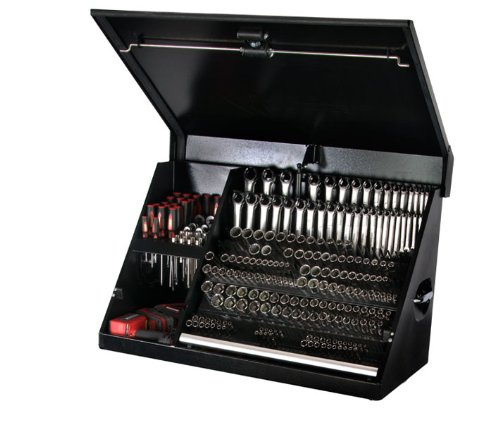 Montezuma 36 x 17.6 Inch Top Chest Tool Box - Heavy Duty Steel Tool Storage for Garage, Workshop & DIY Projects