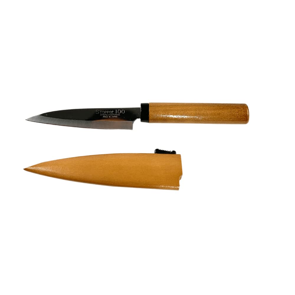 Premium Japanese High Carbon Stainless Steel Fruit & Paring Knife - Sharp Kitchen Utility Knife for Slicing Fruits, Vegetables & Precision Cutting - Made in Japan - Ideal for Home Chefs & Professional Kitchens