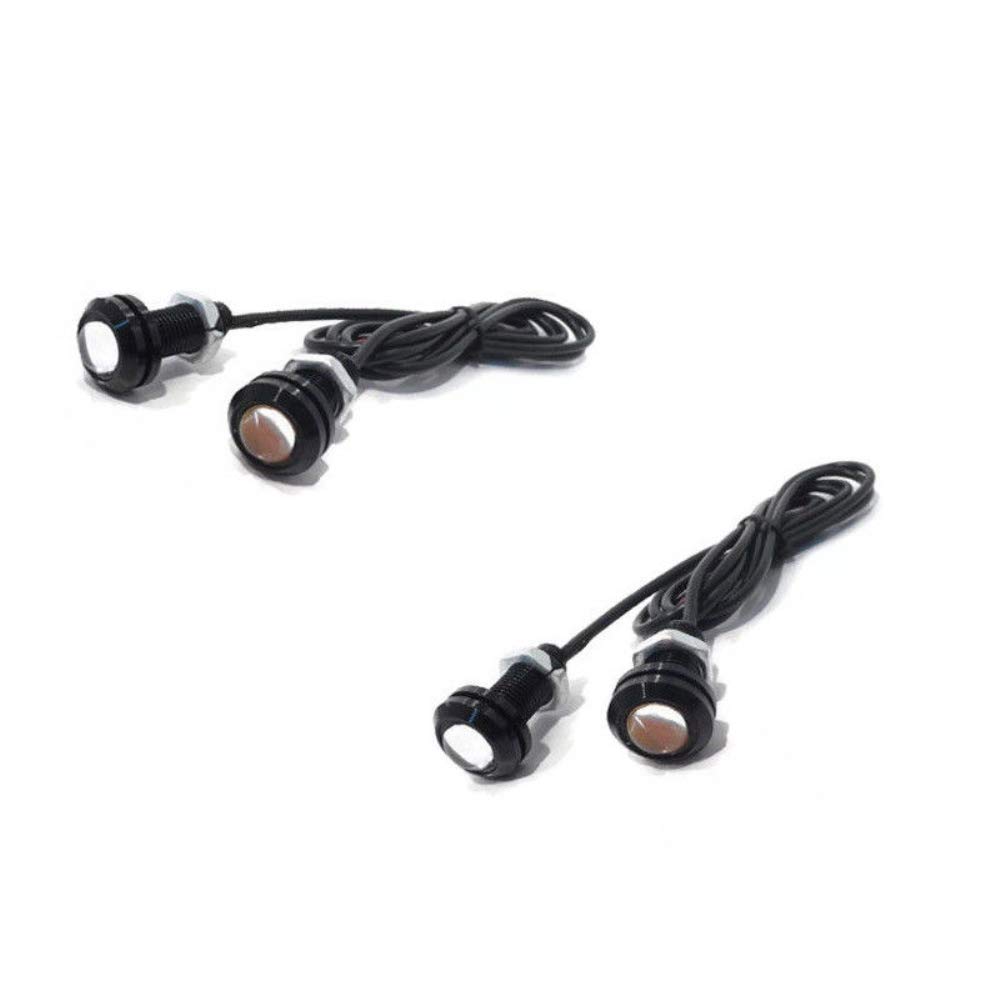 4PCS 12V Blue LED Marine Boat Lights - Waterproof 3W Deck Storage Kayak Bow Trailer Bass Fishing Lamps - Perfect for Night Fishing, Boat Navigation & Waterproof Lighting