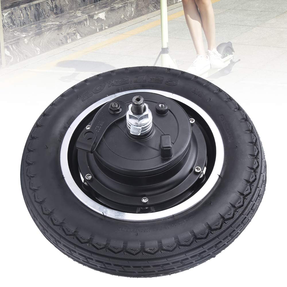350W 10 Inch Brushless Hub Motor - Aluminum Alloy Gearless Scooter Wheel Replacement for E-Bike & Electric Scooter - Perfect for Commuting, Urban Travel & Last-Mile Delivery