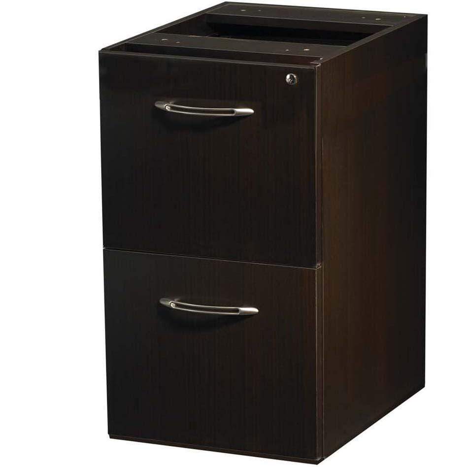 Safco Mayline Aberdeen Desk FF Pedestal [AFF26] - Heavy-Duty Office Furniture with File Storage for Home & Business Workspaces