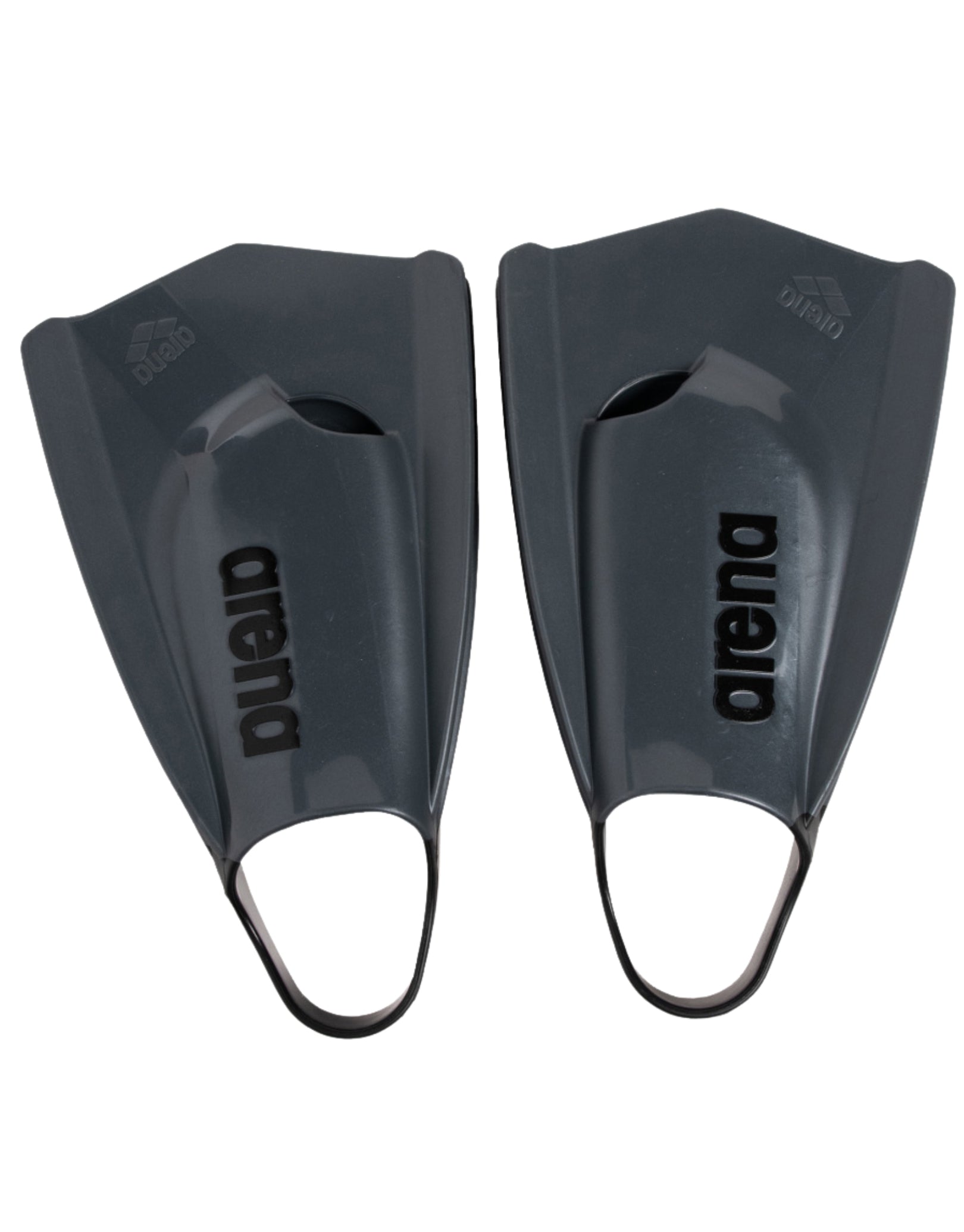 Powerfin Pro II Competitive Swim Training Fins - Black/Grey - High-Performance Fins for Swimmers, Triathletes & Water Athletes - Perfect for Lap Swimming, Pool Workouts & Open Water Training