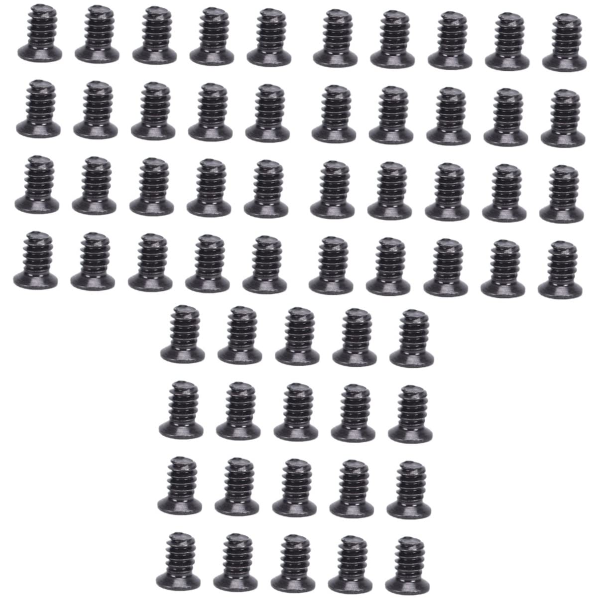 300 PCS Black Nickel Flat Head HDD Screws for 3.5-inch Hard Drives - Computer Case Chassis Accessories & PC Building Supplies (Perfect for DIY Computer Assembly, Hard Drive Installation, and PC Upgrades)