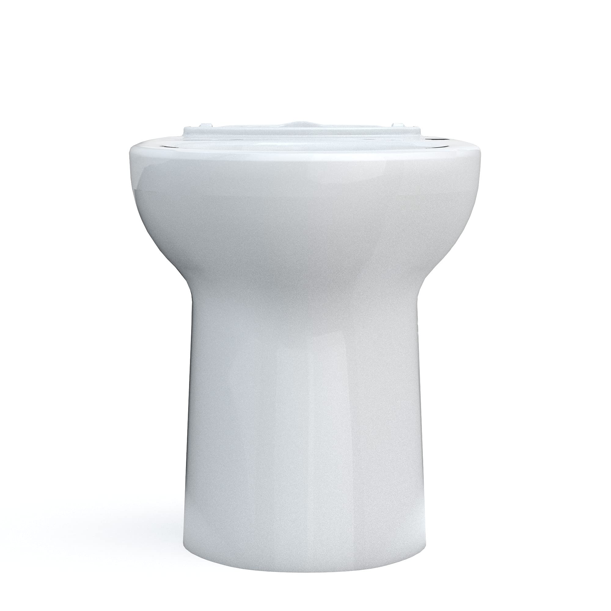 TOTO Drake Elongated Universal Height ADA Compliant Toilet with TORNADO FLUSH Technology and CEFIONTECT Coating - Cotton White (C776CEFGT40#01) | WASHLET+ Ready for Easy Bidet Installation | Perfect for Modern Bathrooms, Small Spaces & Water-Efficient Homes