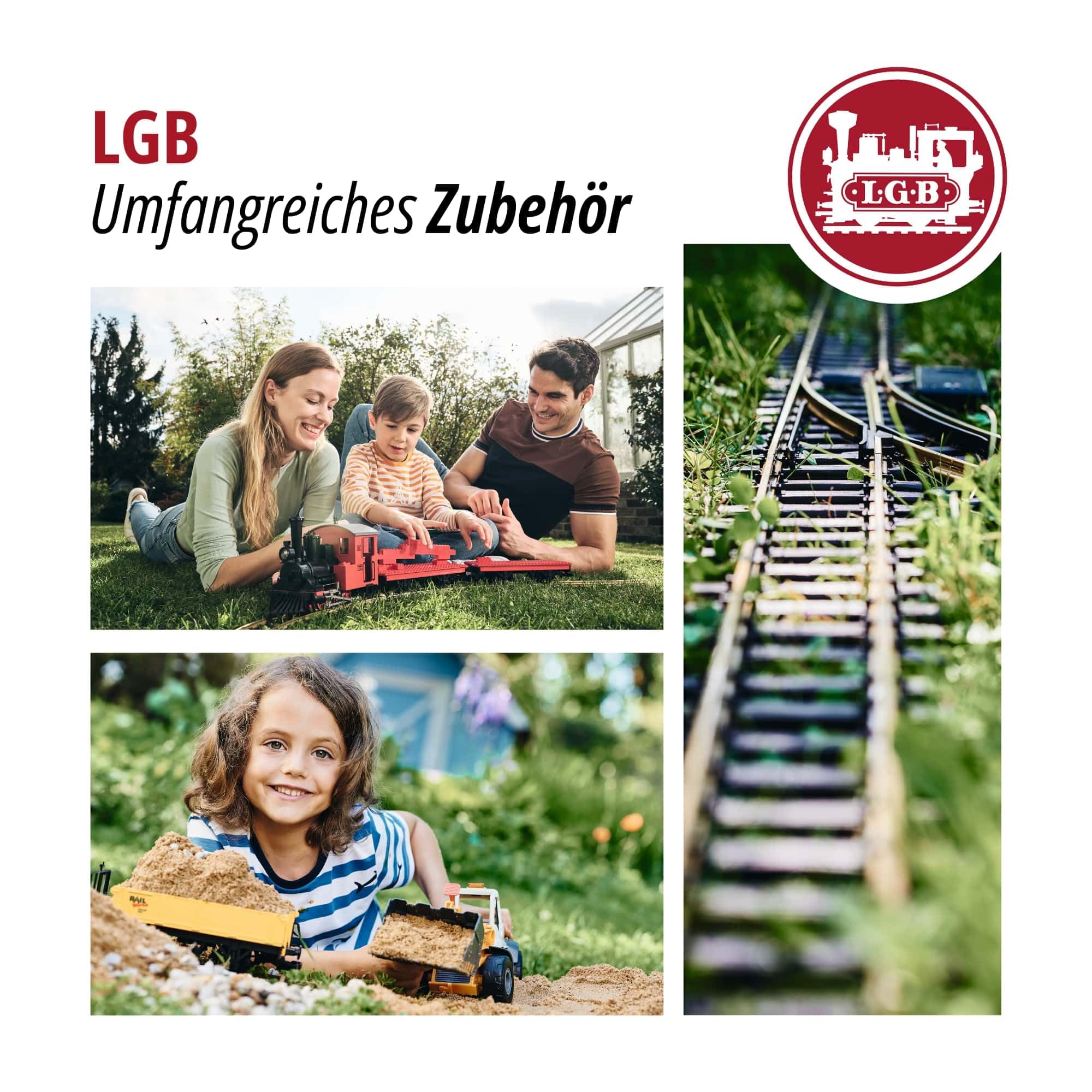 LGB Electric Three-Way Turnout Switch for G Scale Model Trains - Perfect for Garden Railroads & Outdoor Train Layouts