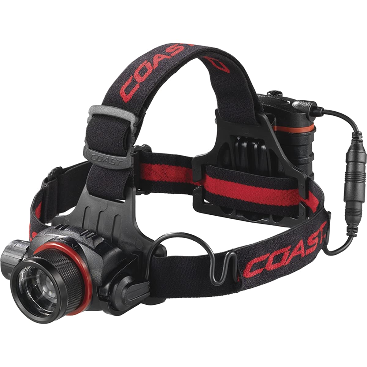 HL8 Rechargeable LED Headlamp with Adjustable Focus - Perfect for Camping, Hiking & Night Running - Gift Box Included