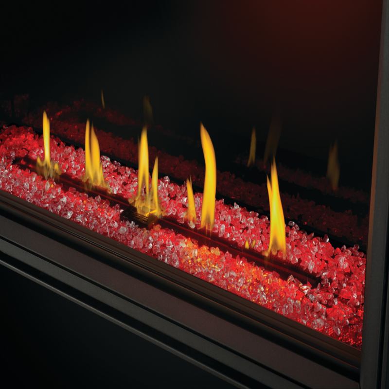 Napoleon TLV62N Tall Vector 62 Linear Direct Vent Gas Fireplace - Modern Heating for Living Rooms & Patios