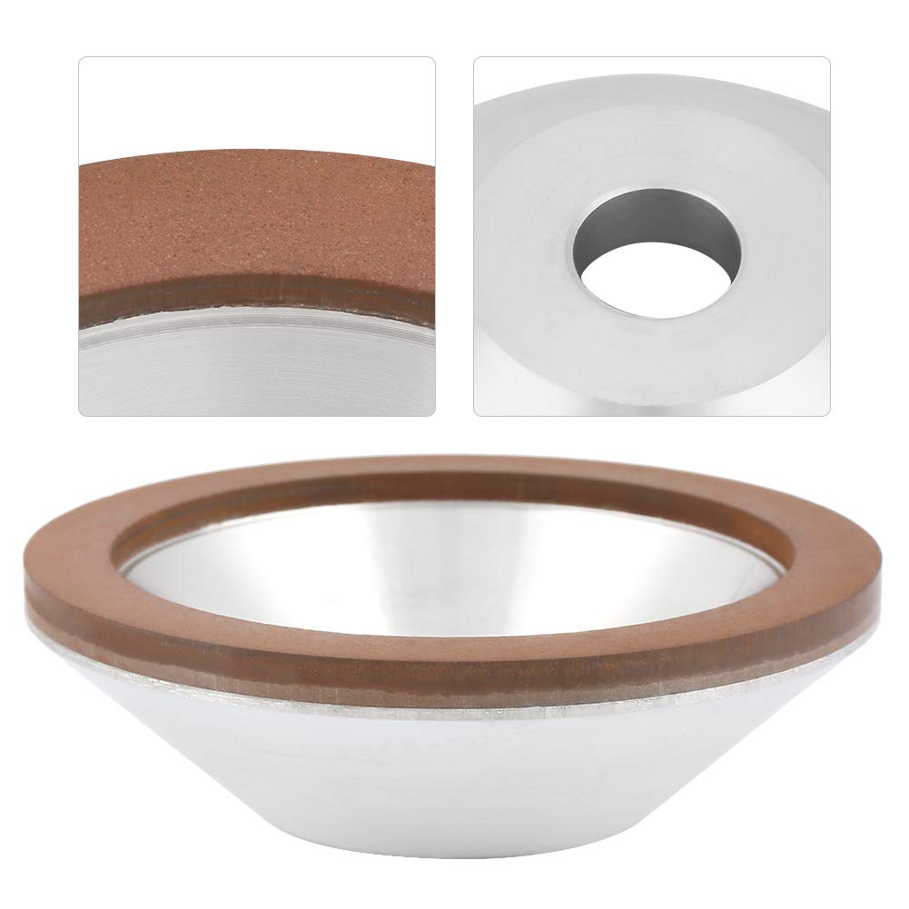 Diamond Cup Wheel 100mm - Resin Bond for Grinding & Polishing Hard Steel, Carbide | Wear-Resistant Bowl Shape | Ideal for Metalworking, Construction & DIY Projects