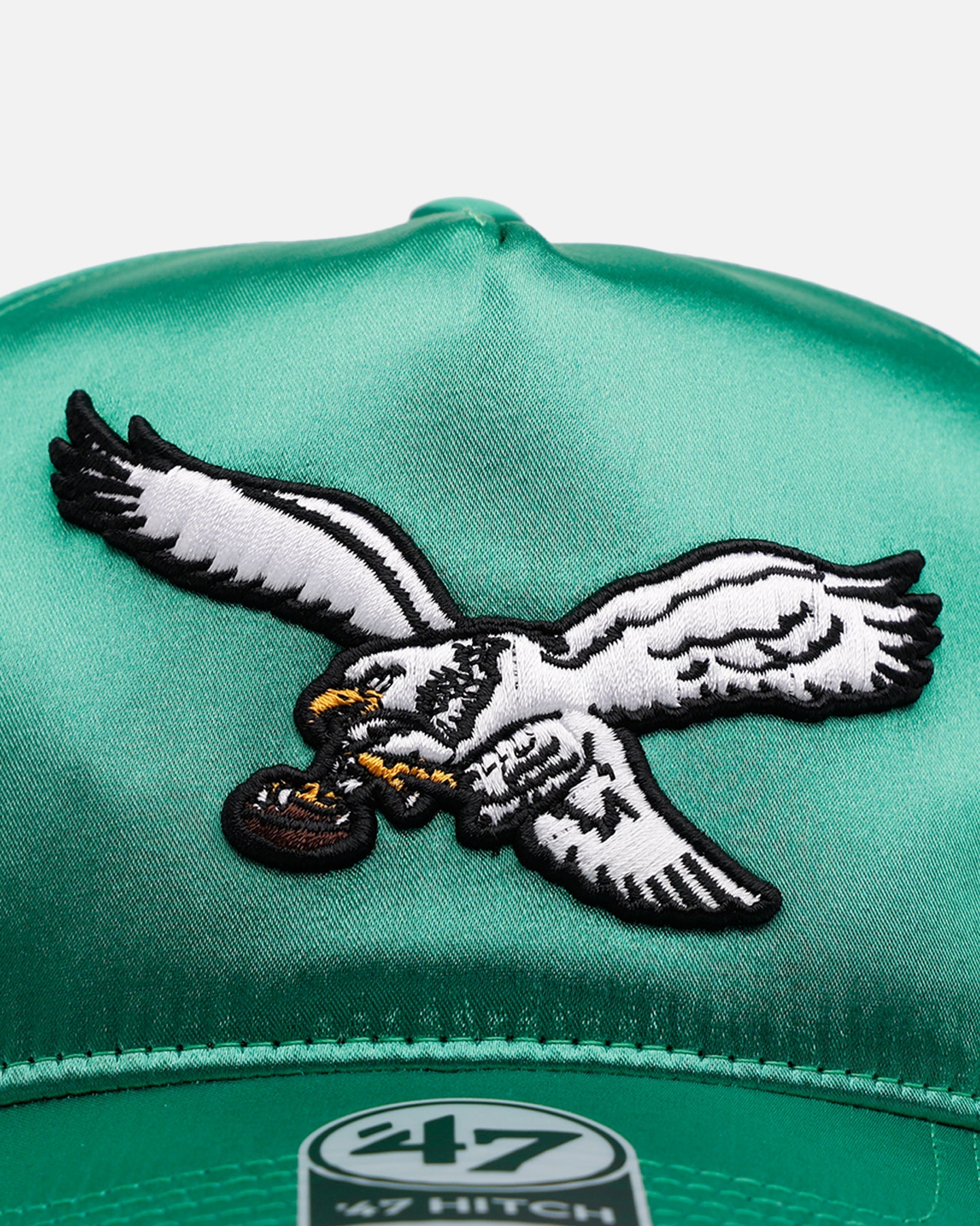 47 Brand Philadelphia Eagles 'Silky Way' 47 Hitch Snapback Green Hat - Official NFL Adjustable Baseball Cap for Men & Women - Perfect for Game Day, Sports Events & Casual Wear