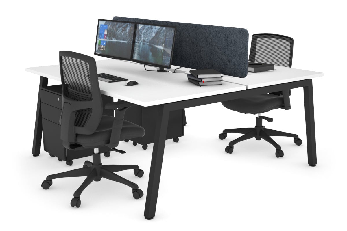 Quadro 2 Person Office Workstation - 47.2