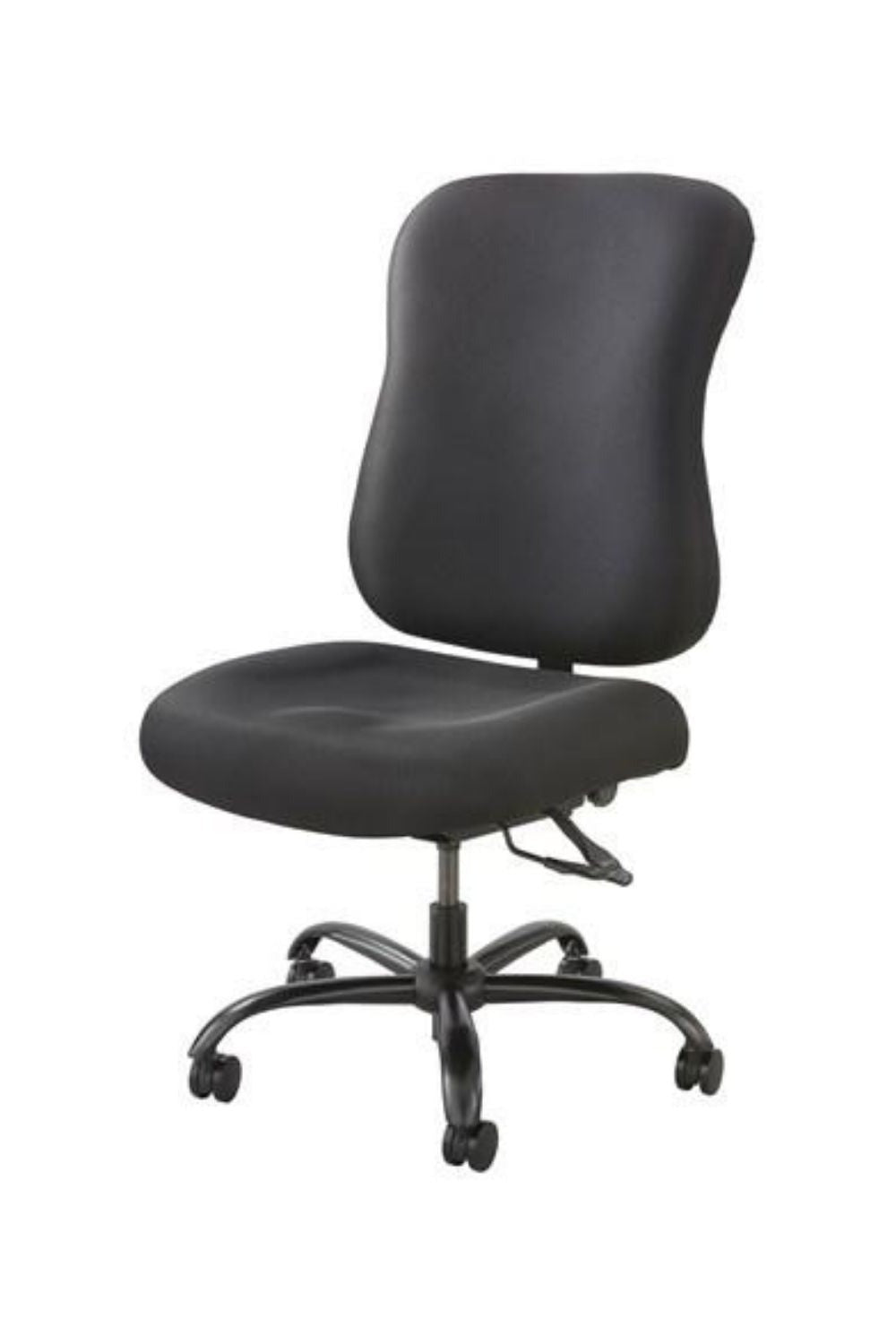 Safco Optimus 3590BL Big and Tall Office Chair - Heavy Duty Ergonomic Executive Chair for Large Men, Adjustable Lumbar Support & Tilt Lock - Perfect for Home Office, Gaming & Workspace