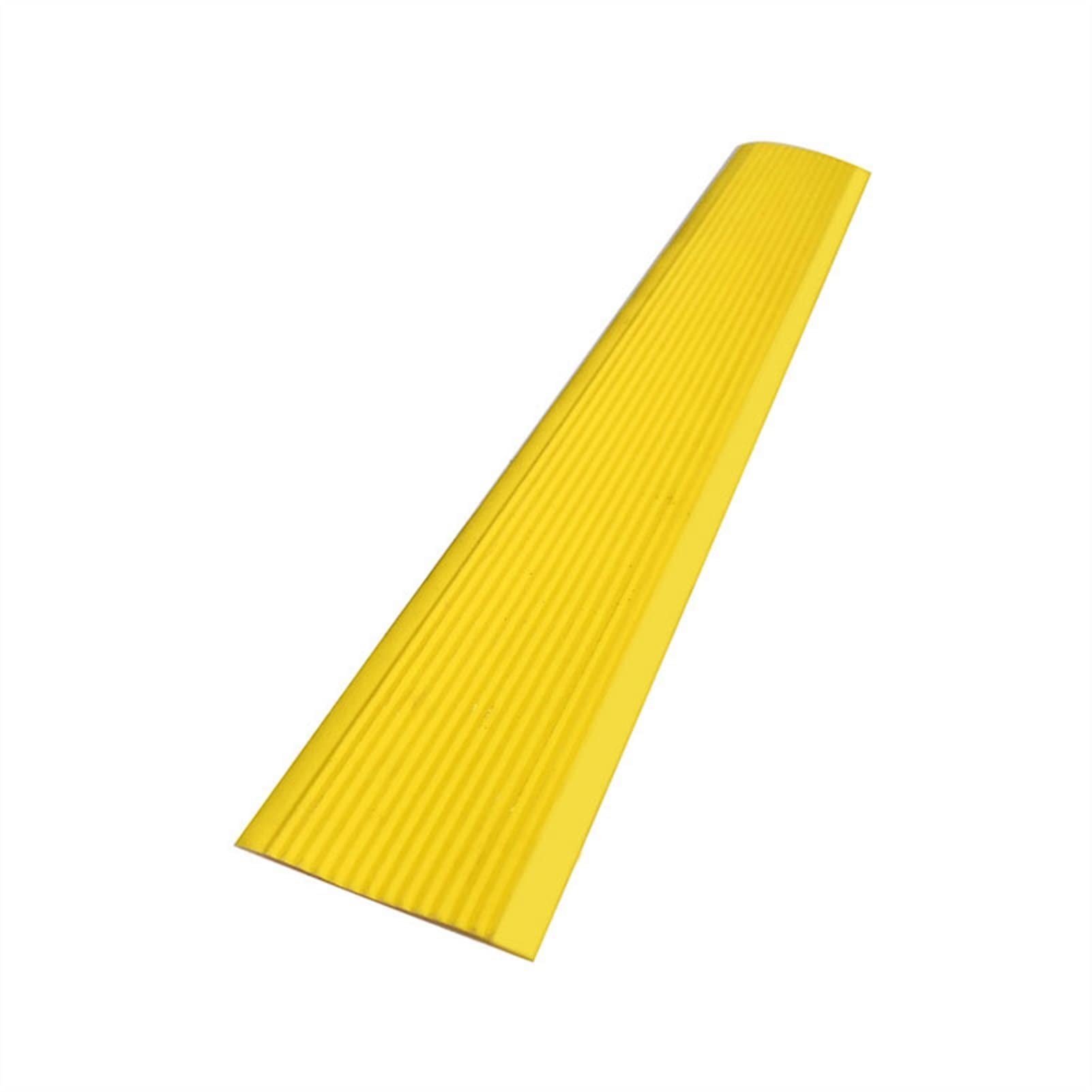 Non-Slip Self-Adhesive Stair Nosing Edge Trim - 3cm x 1m Yellow Stair Tread Protector for Indoor/Outdoor Steps, Anti-Collision Corner Bumpers - Perfect for Home, Office & Public Stair Safety