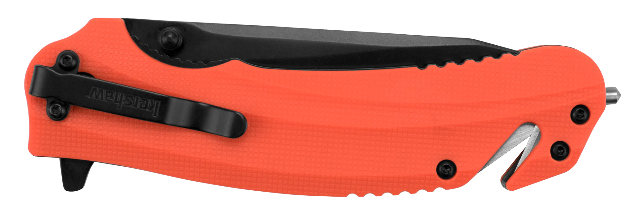 Kershaw Barricade Folding Pocket Knife - EDC Tactical Knife for Camping, Hiking & Outdoor Survival - Stainless Steel Blade with Grip Handle