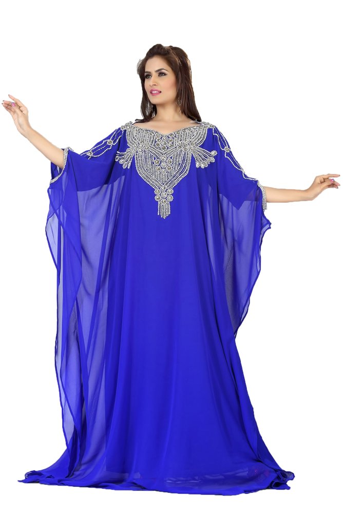 Stylish Women's Kaftan Dresses - Boho Chic Beach Cover Up, Summer Vacation Outfit, Poolside Lounge Wear, Plus Size Flowy Maxi Dress for Women
