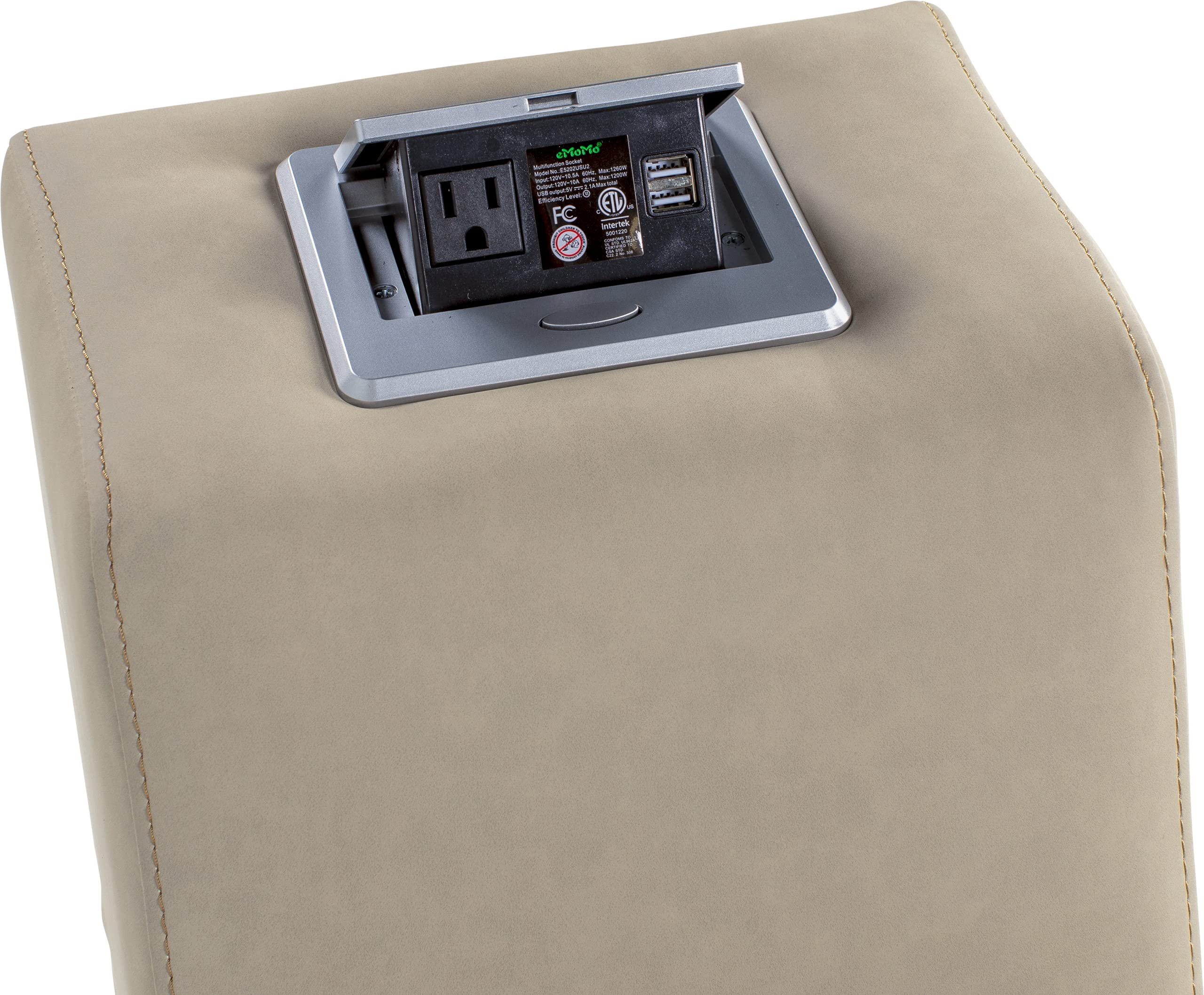 Thomas Payne Seismic Series Theater Seating with Center Console for 5th Wheel RVs, Travel Trailers & Motorhomes – Premium RV Furniture for Home Theater & Entertainment in Altoona