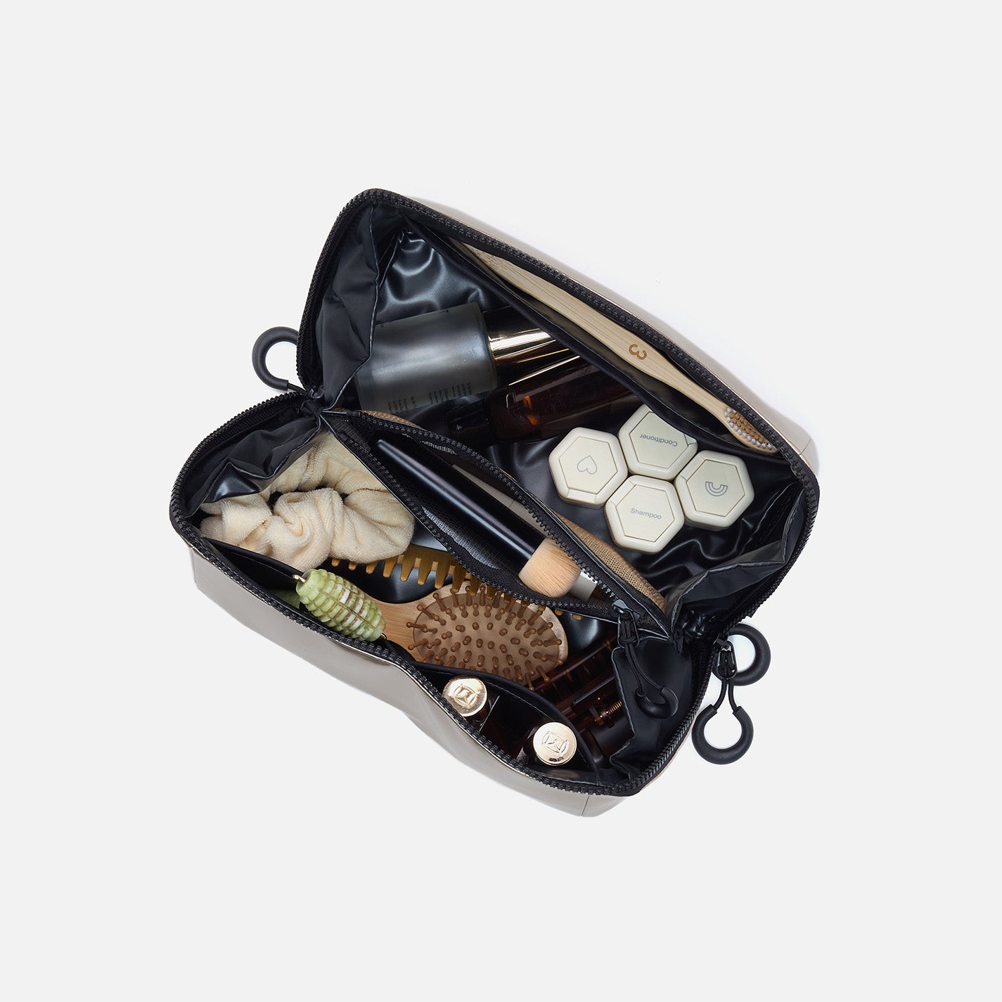 Premium FULL GEAR Kit Large - Durable EverShine Nylon in Coffee Gold Metallic | Perfect for Outdoor Adventures, Travel & Daily Use