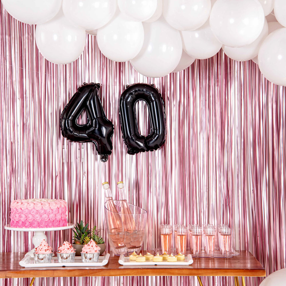 Balloonify Black Mylar Number 4 Balloon - 16 Inch Large Foil Number Balloon for Birthdays, Parties & Celebrations (1 Count Box)