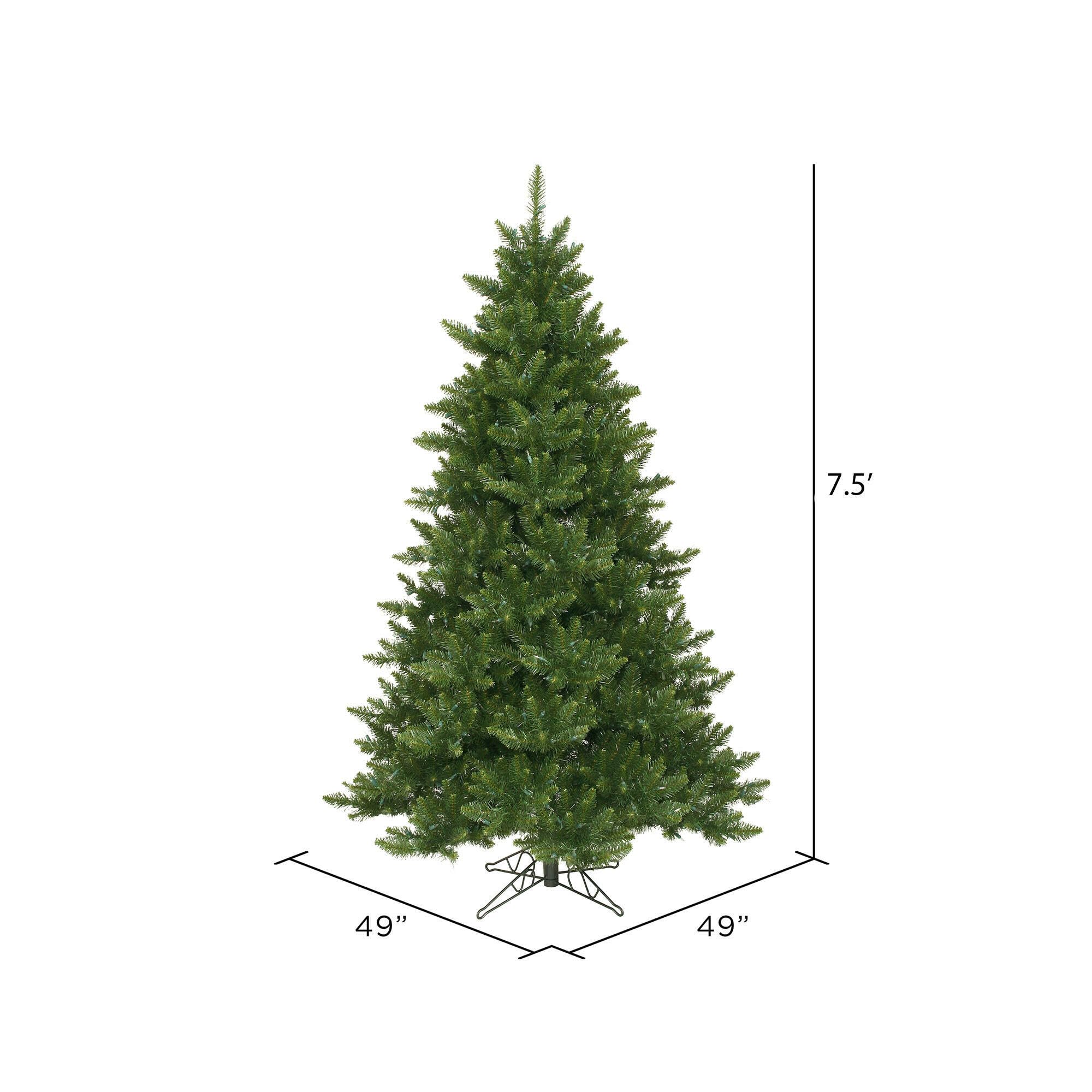 Vickerman 6.5 Foot Camdon Fir Artificial Christmas Tree - Unlit Faux Christmas Tree for Holiday Home Decor | Perfect for Living Room, Office & Seasonal Indoor Decoration