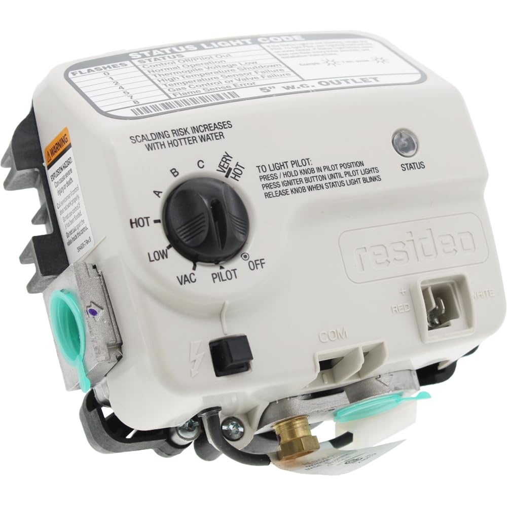 WT8840B1000 - Upgraded Gas Valve for Honeywell Water Heaters | Replacement Part for Efficient Home Heating | Perfect for Residential & Commercial Water Heater Repairs