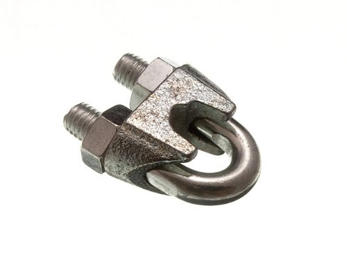 40 Pack 1/2 Inch (12mm) Zinc Plated Steel Wire Rope Clamps - U Bolt Cable Grips for Marine, Construction & DIY Projects - Heavy Duty Wire Rope Clips for Rigging, Fencing & Outdoor Use