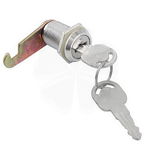 17.5mm Thread Metal Tubular Cam Lock - Secure Cabinet, Drawer & Tool Box Latches - Heavy Duty Locking Mechanism for Home, Office & Workshop Use