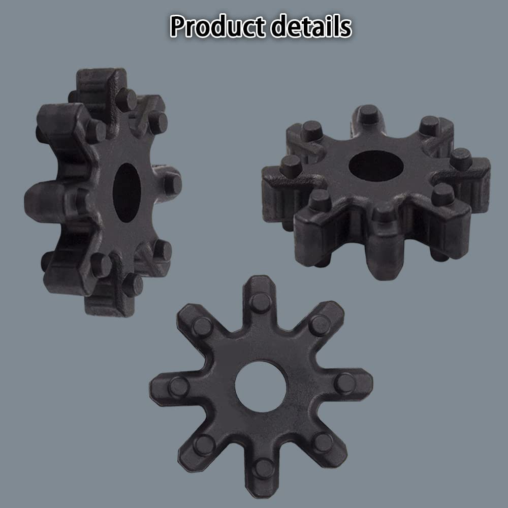 2PCS Flexible Steering Coupling & Column Motor - 56330-4Z000 563152K000FFF Replacement for Hyundai Sonata, Elantra, Santa Fe, Azera, Veloster & Kia Soul, Optima, Forte, Cadenza - Durable Rubber Steering Coupler for Smooth Driving Experience