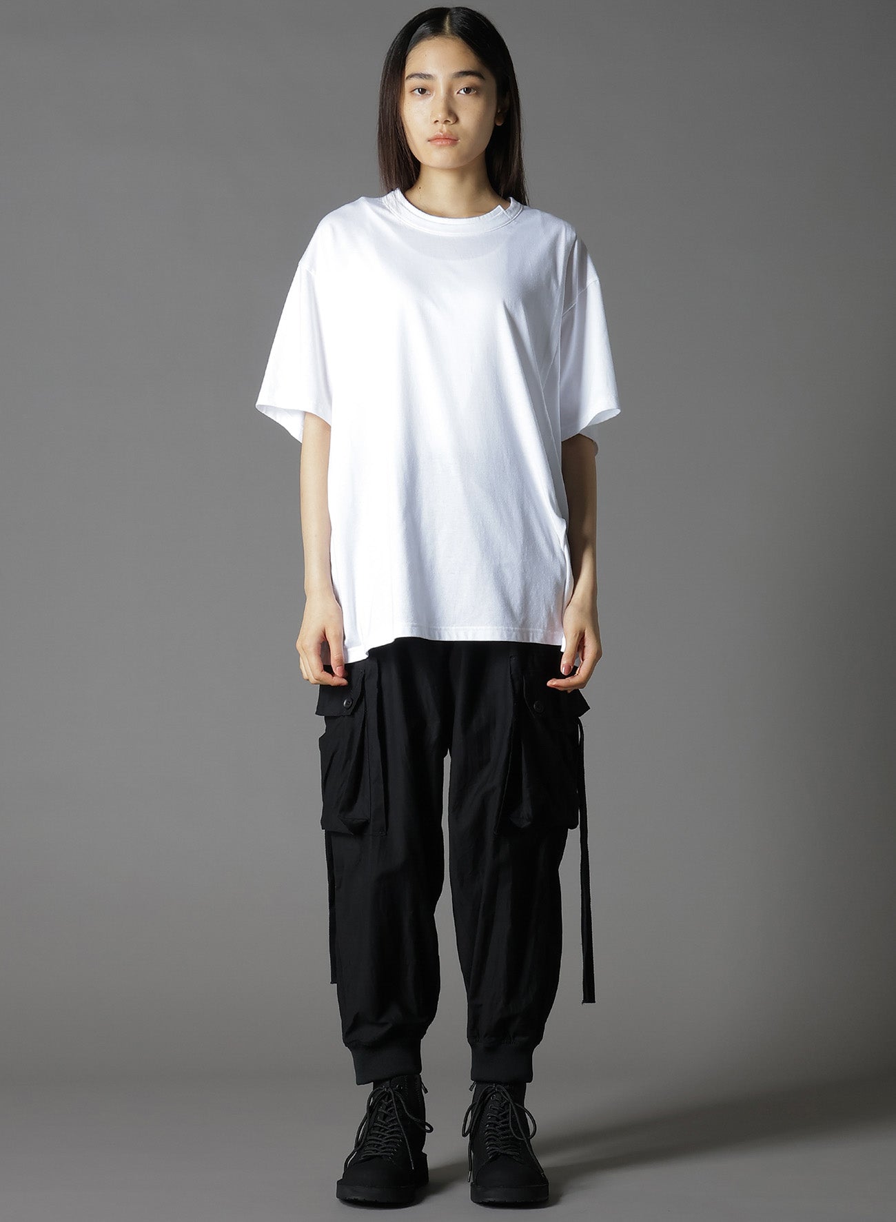 Soft Cotton Jersey Mix Tiered T-Shirt for Women - Comfortable Casual Tee for Everyday Wear, Layering & Outfits