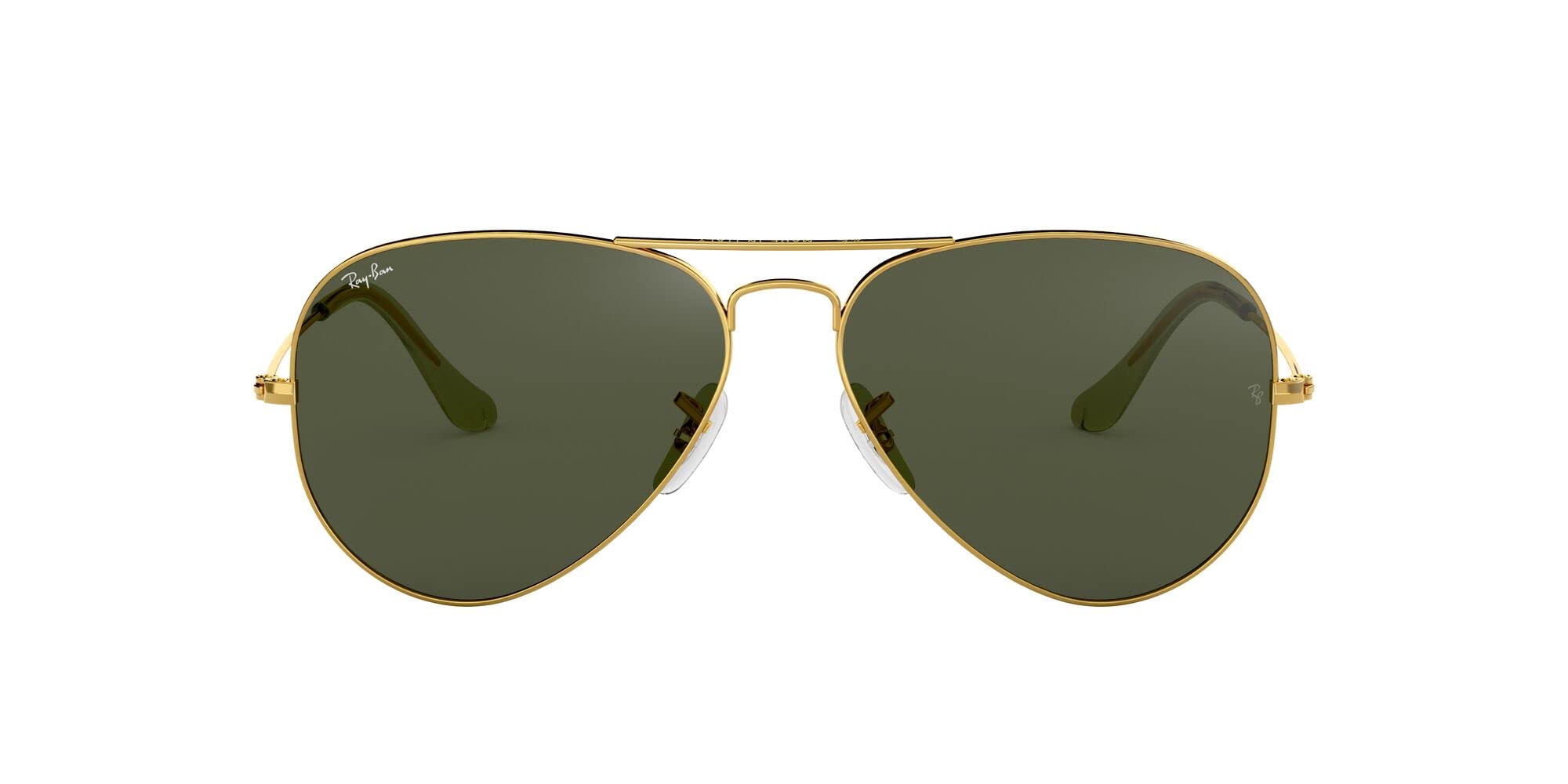 Ray-Ban RB3025 Classic Aviator Sunglasses - Polarized UV Protection Lenses, Lightweight Metal Frame for Men & Women - Perfect for Driving, Travel & Outdoor Activities