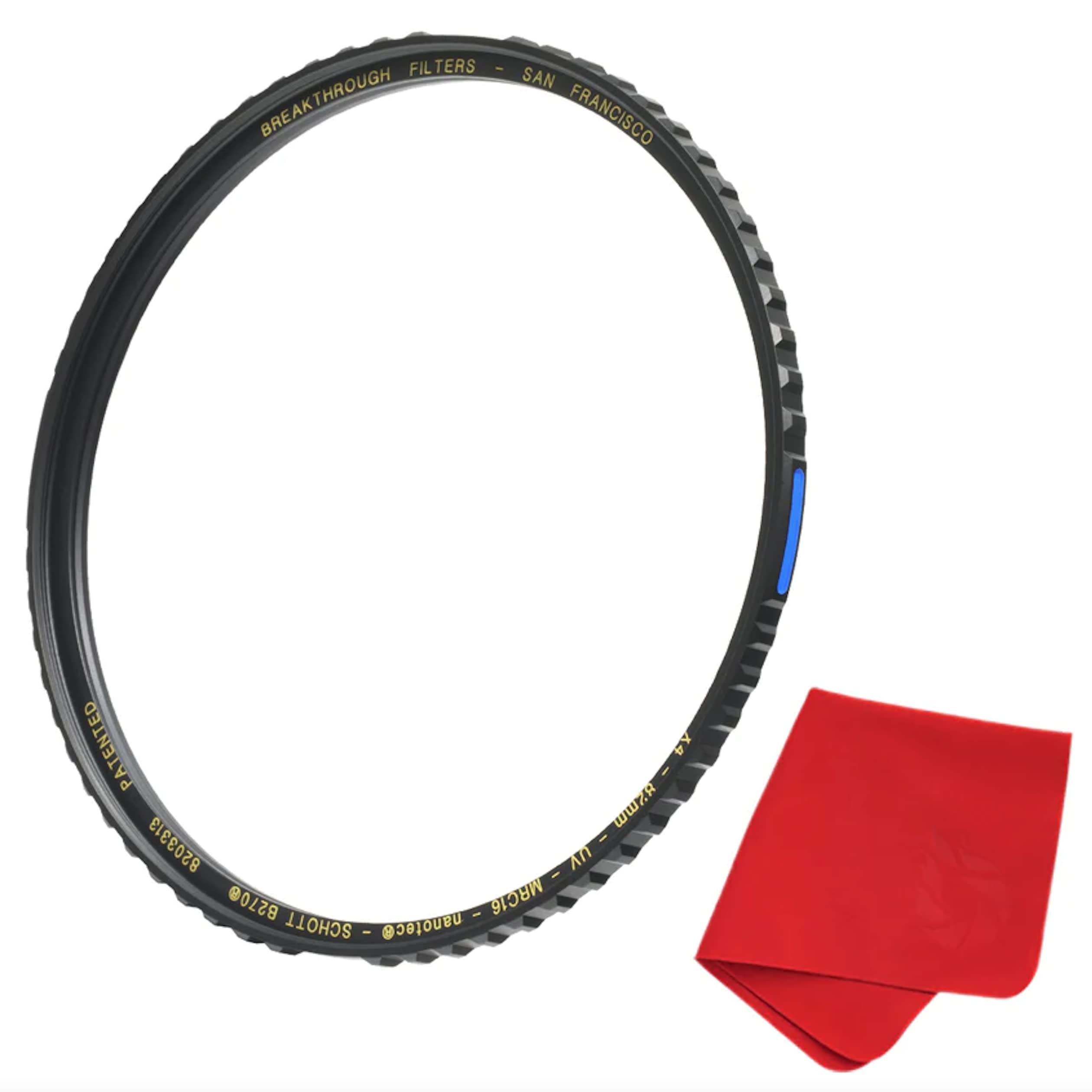 Breakthrough Photography 82mm X4 UV Filter - Multi-Resistant Coating (MRC16), Schott B270 Glass, Nano Coatings for DSLR & Mirrorless Cameras - Ultra-Slim Weather-Sealed Design with Free Lens Cloth - Perfect for Outdoor Photography, Travel & Landscape Shooting