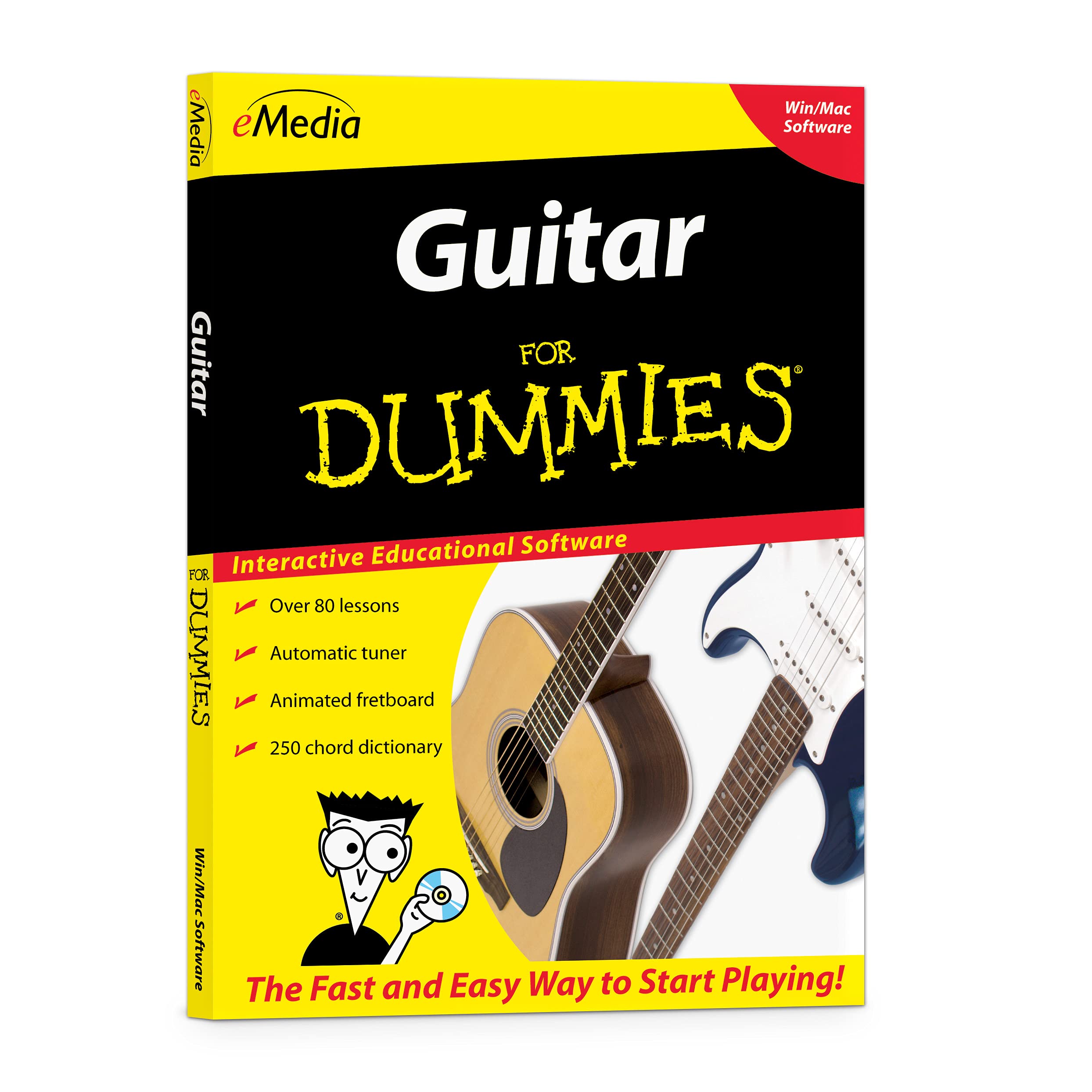 eMedia Guitar For Dummies - Interactive Guitar Lessons for Beginners | Learn to Play Acoustic & Electric Guitar at Home