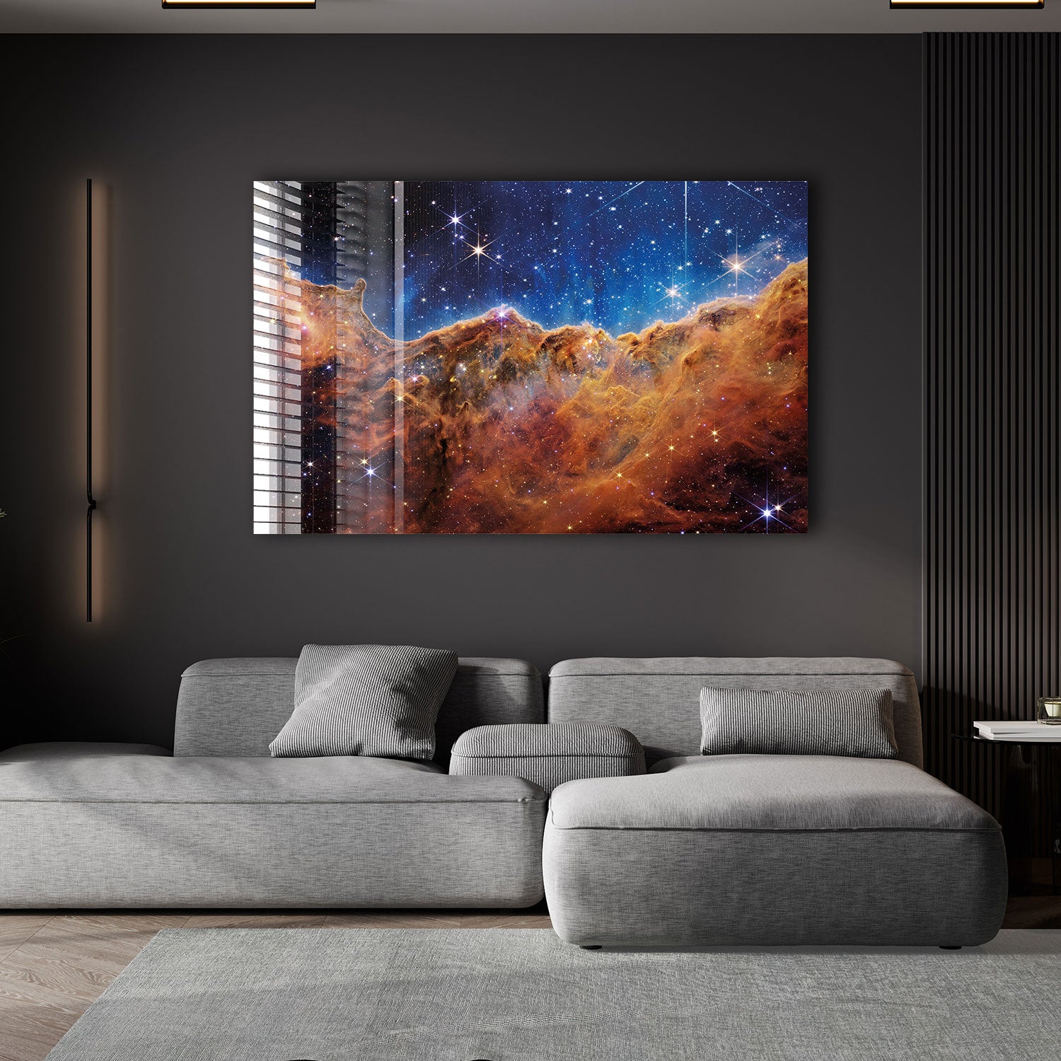 Carina Nebula Wall Art - Stunning Space Photography Print for Home & Office Decor - Perfect for Astronomy Lovers & Sci-Fi Enthusiasts
