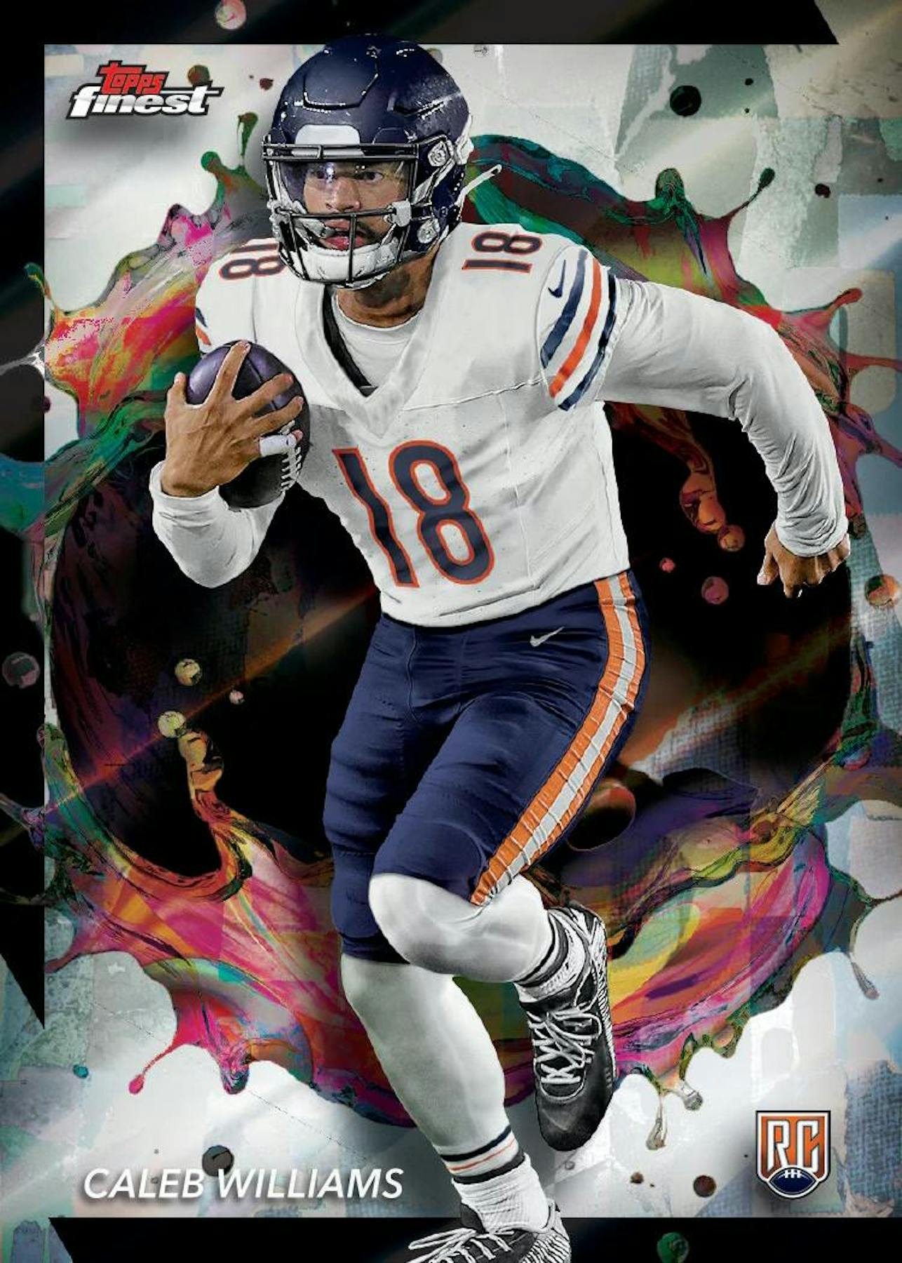 2024 Topps Finest Football Hobby Box - Premium NFL Trading Cards Collection for Collectors & Investors - Perfect for Sports Memorabilia Displays, Fantasy Football Drafts & Gift Giving