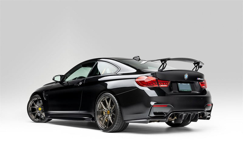 BMW F8X M3 M4 VRS GTS Matte Black Aero Uprights V Style™ - Performance Upgrade for Track & Street Racing - Enhance Aerodynamics & Style