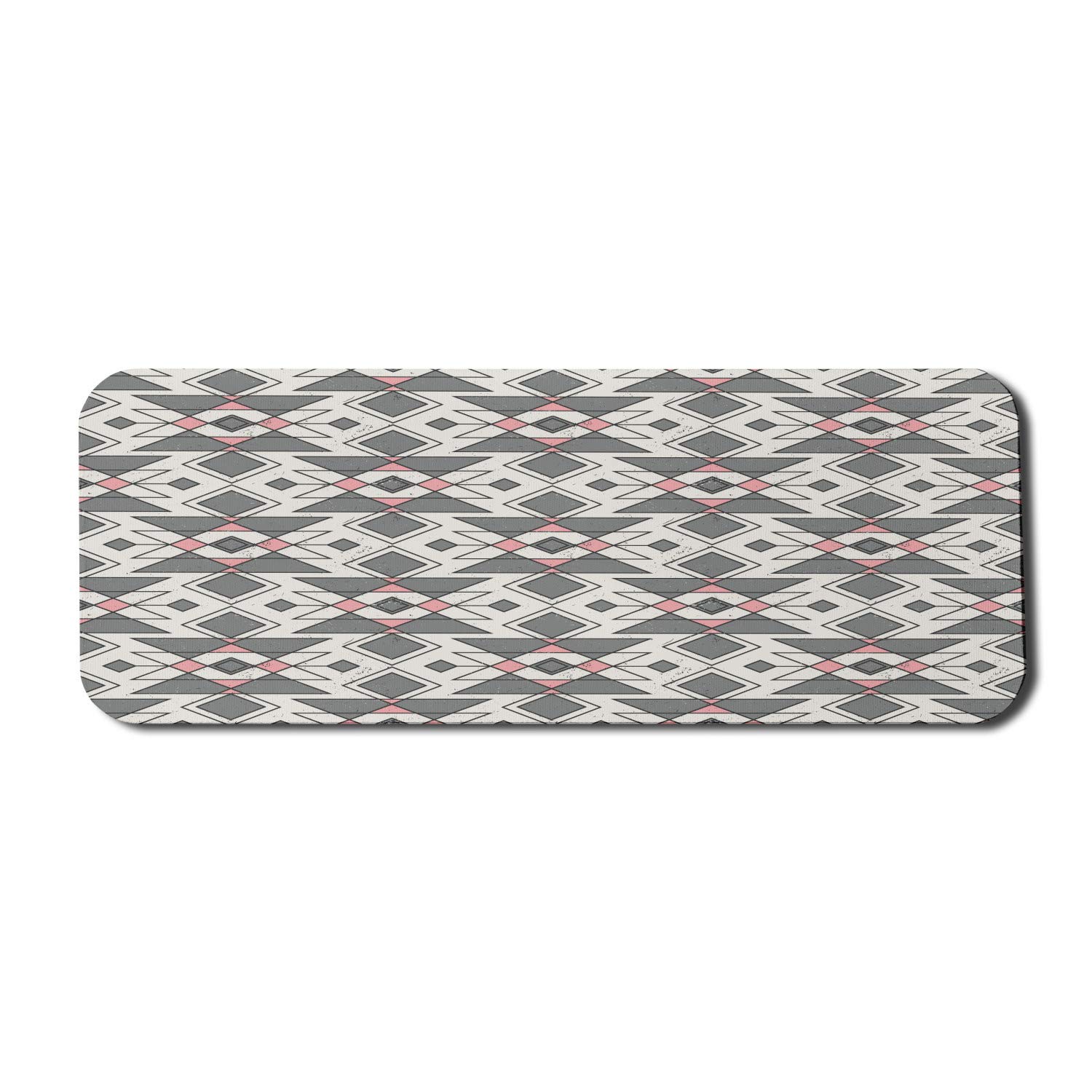 Ambesonne Abstract Geometric Mouse Pad with Traditional Culture Print - Non-Slip Rubber Gaming Mousepad (31