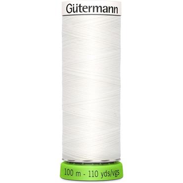 Gutermann Sew All rPET Recycled Polyester Thread 100m - 40 Colors (000-399) | Strong & Eco-Friendly Sewing Thread for Quilting, Embroidery & DIY Crafts