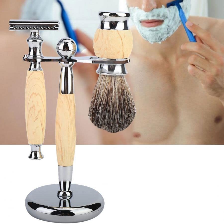 3-in-1 Combined Brush and Stent Manual Cleaning Kit - Durable Alloy Cleaning Tool Set for Men (Perfect for Car Detailing, Bike Maintenance & Home Cleaning)
