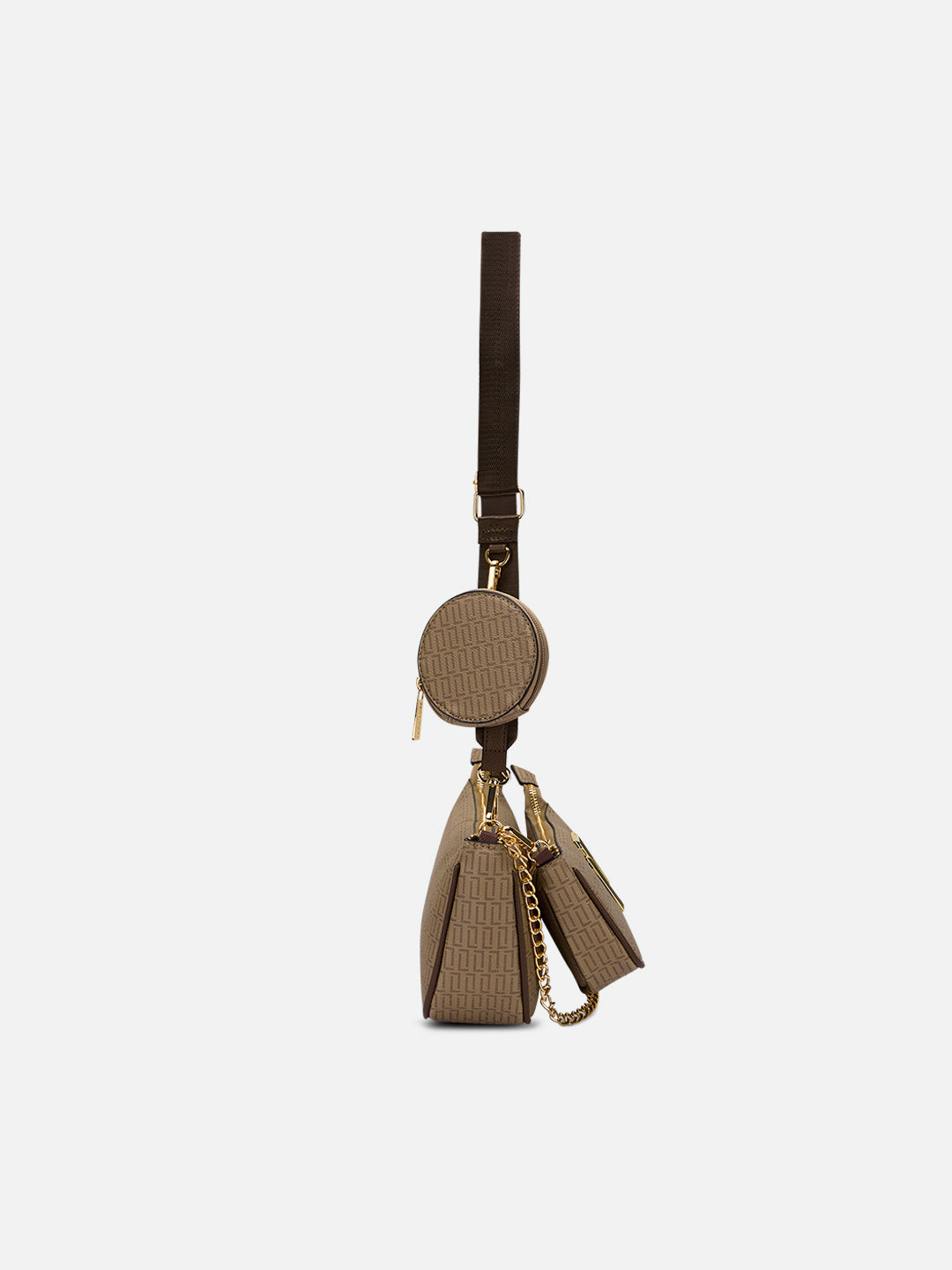 Monogram Chunk25 Small Sling Bag for Women & Men - Lightweight Crossbody Shoulder Bag - Perfect for Travel, Gym, Hiking & Everyday Use