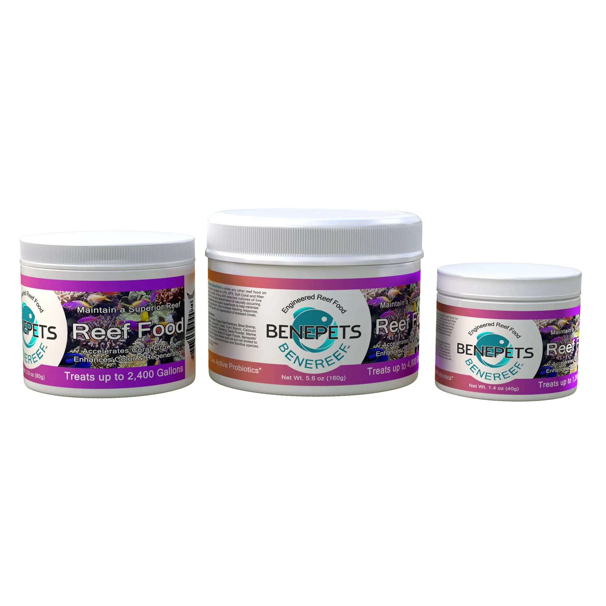 Benepets Benereef Coral Food - Premium Reef Coral Nutrition for Saltwater Aquariums | Ideal for LPS, SPS, and Soft Corals | Enhances Growth & Color in Marine Tanks