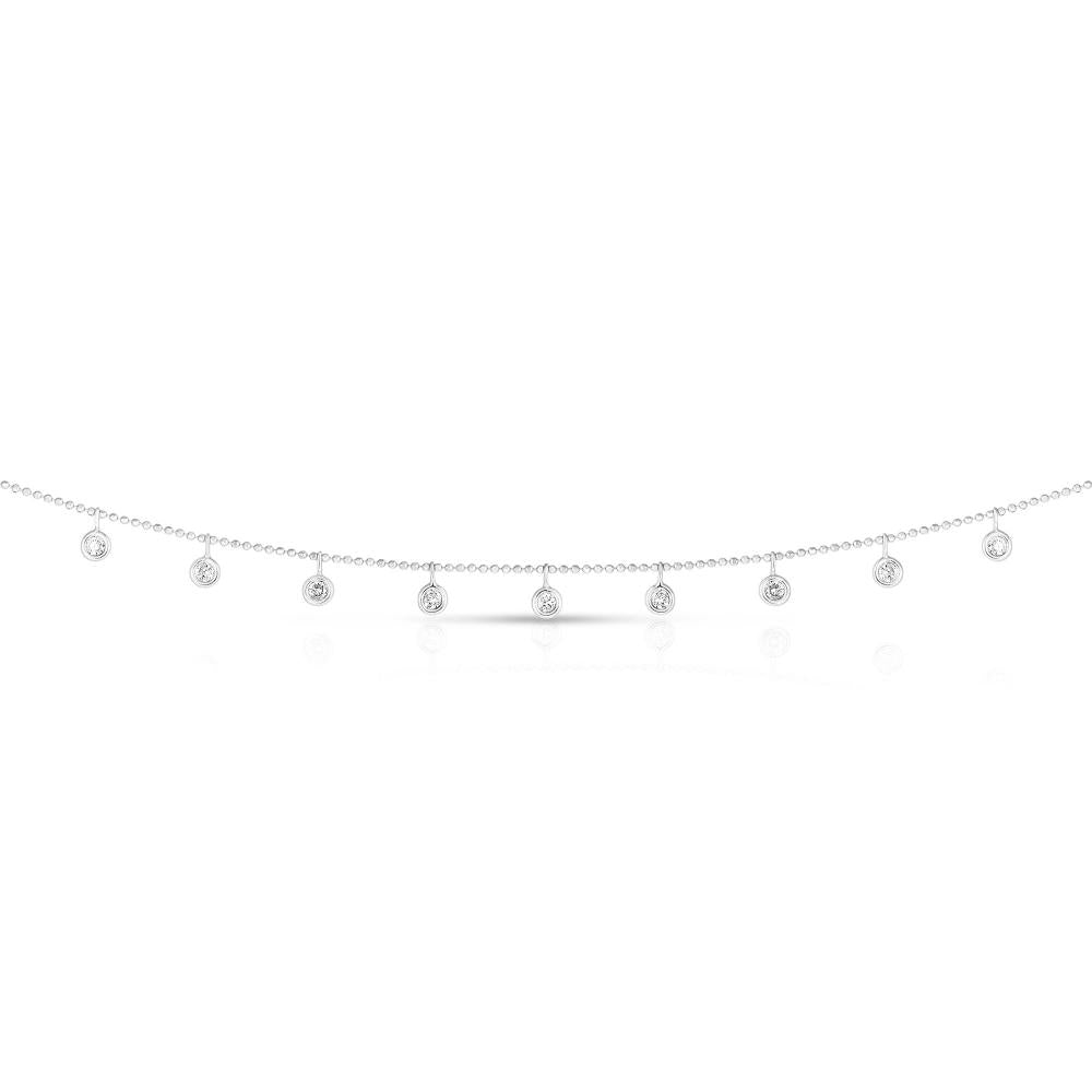 14K Gold .50ct Diamond Dangle Necklace for Women - Elegant Pendant Jewelry for Parties, Weddings & Special Occasions