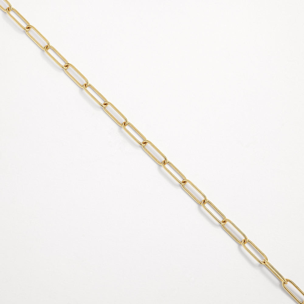 Elegant Gold Paperclip Chain Necklace for Women - Trendy Layering Jewelry for Everyday Wear & Gift Giving