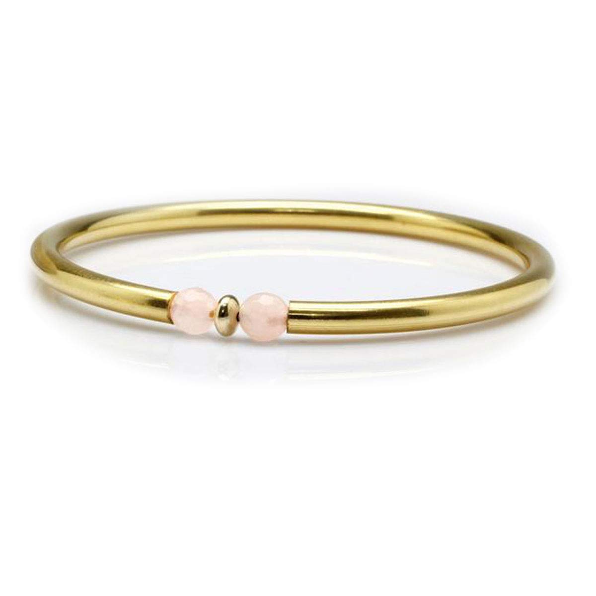 18K Gold Plated Handmade Gemstone Bangles - Choose Your Stone Fashion Bracelet for Women & Girls | Perfect for Parties, Weddings & Everyday Wear