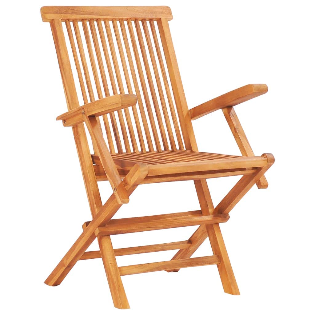 Premium 7-Piece Teak Wood Folding Patio Dining Set - Weather-Resistant Outdoor Furniture for Garden, Backyard, Terrace, Porch & Poolside (Table + Chairs) | Perfect for Al Fresco Dining & Outdoor Entertaining